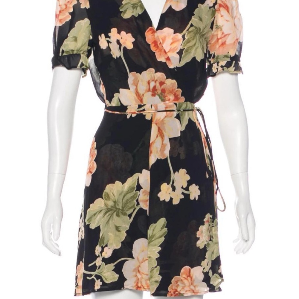 VGUC Reformation Puff Sleeve Mini dress Sz M